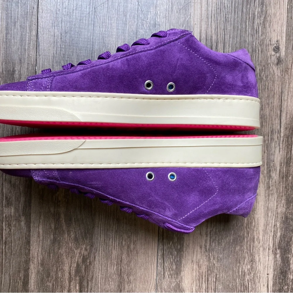 NWOT P448 Women’s Purple Low Top Sneakers Size 8.5 - Picture 6 of 14